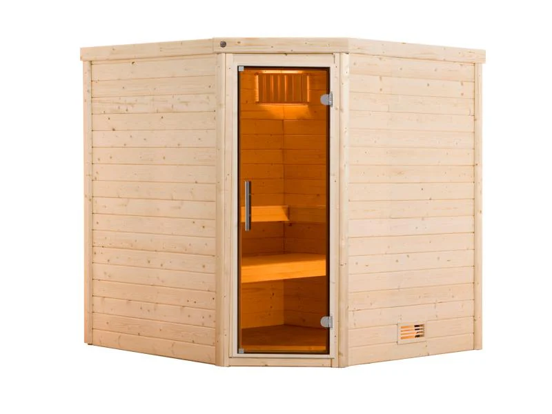 Weka Sauna Turku Gr. 2 GT, inkl. 9 kW Ofen Kompakt mit integr. Steuerung - Image 2