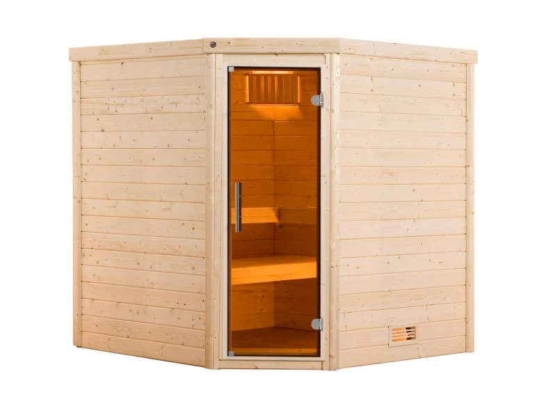 Weka Sauna Turku Gr. 2 GT, inkl. 9 kW Ofen mit digitaler Steuerung (OS) - Image 2