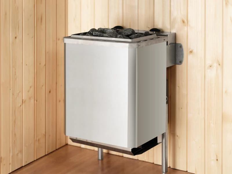 Weka Sauna Turku Gr. 2 GTF, inkl. 9 kW Ofen Kompakt mit integr. Steuerung, mit Fenster - Image 4