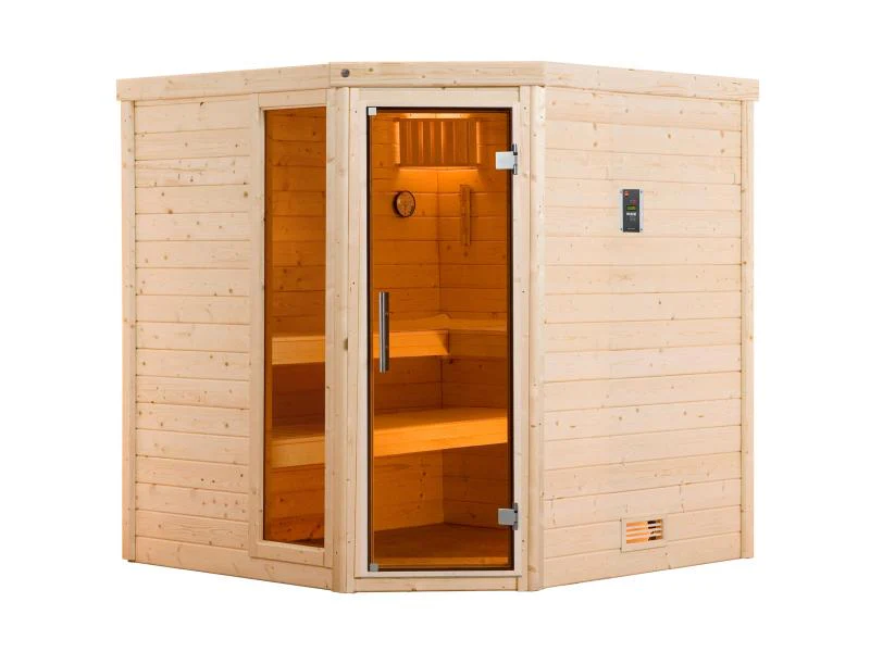 Weka Sauna Turku Gr.2 inkl. 7,5 kW BioS - GT/F - Image 2