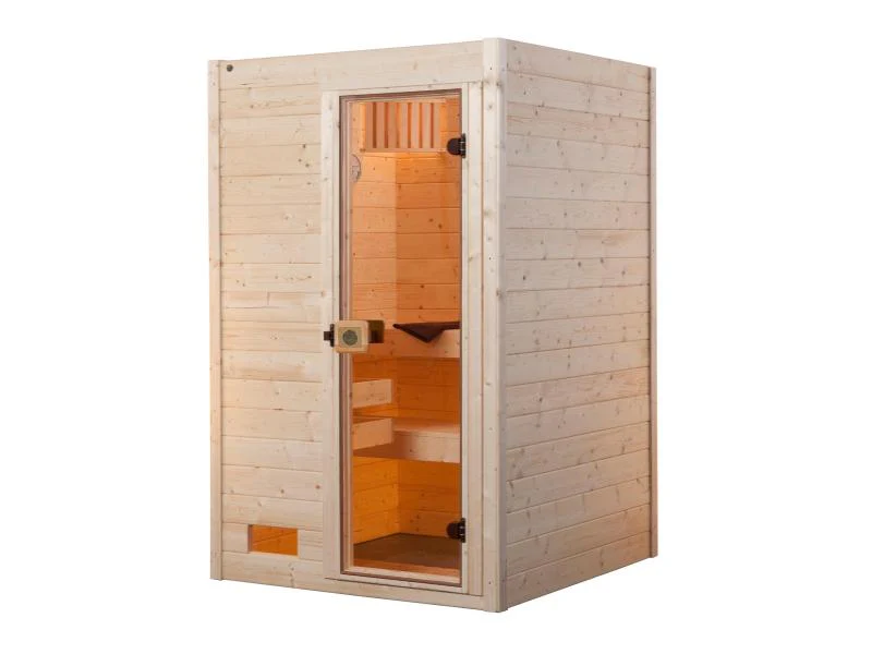 Weka Sauna VALIDA Gr. 1 im Set 4,5 kW BioS, Glastür - Image 2