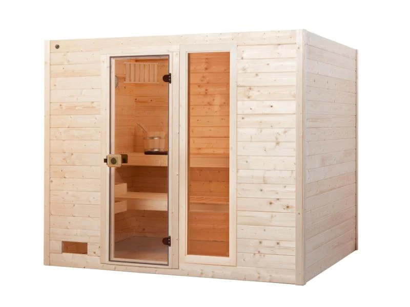 Weka Sauna Valida Gr. 4 im Set inkl. 9 kW Ofen intgr. Steuerung /Glastür und Fenster - Image 2
