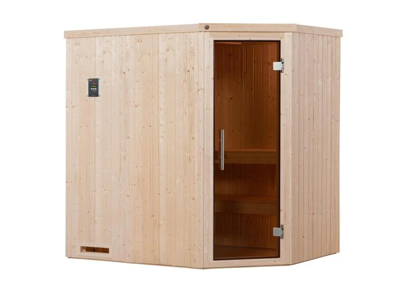 Weka Sauna Varberg Eck Gr.1 inkl. 7,5 kW OS - Image 2