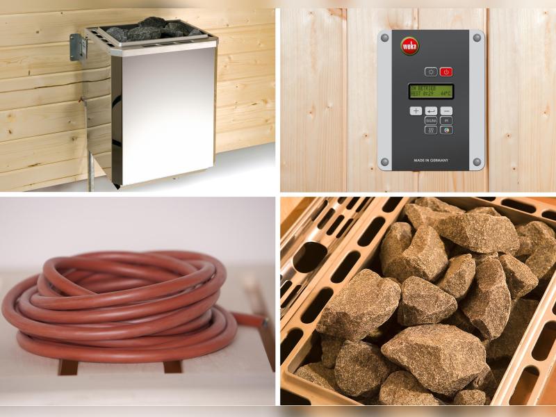 Weka Sauna Varberg Gr. 3 inkl. 7,5 kW OS - Image 3