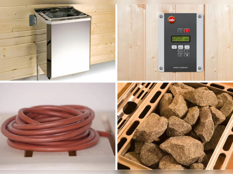 Weka Sauna Varberg Gr. 4 inkl. 7,5 kW BioS - Image 3