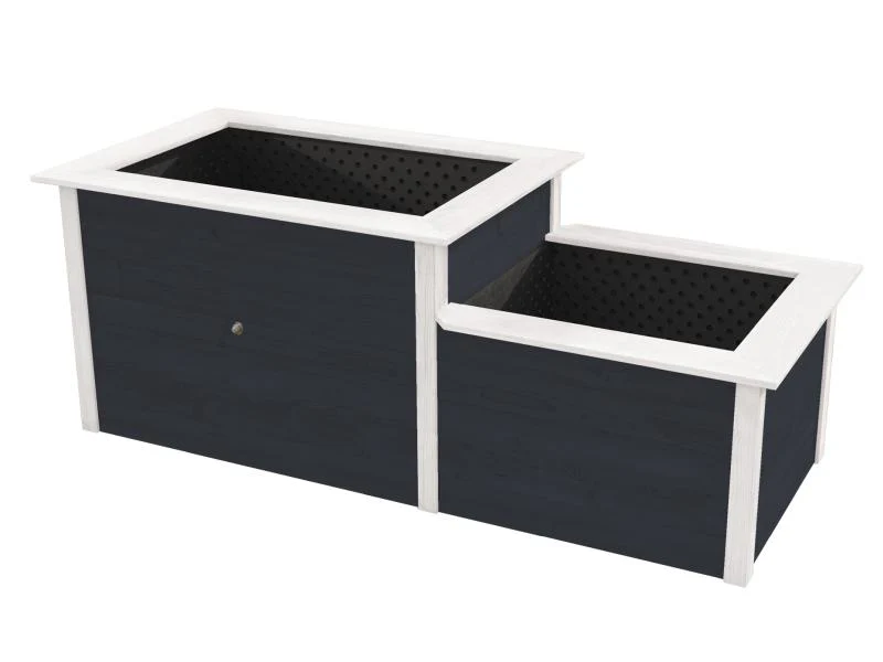 Weka Stufenhochbeet  205 x 79 cm, anthrazit - Image 2