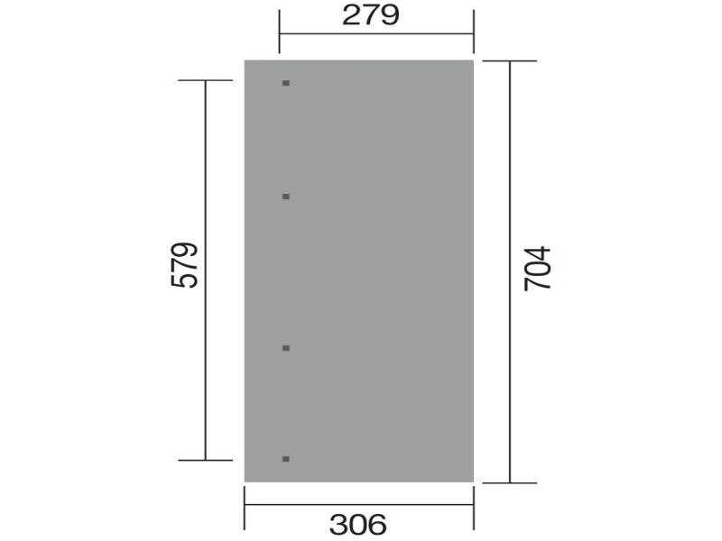 Weka Terrassenüberdachung 671 Größe 5 kdi - Image 4