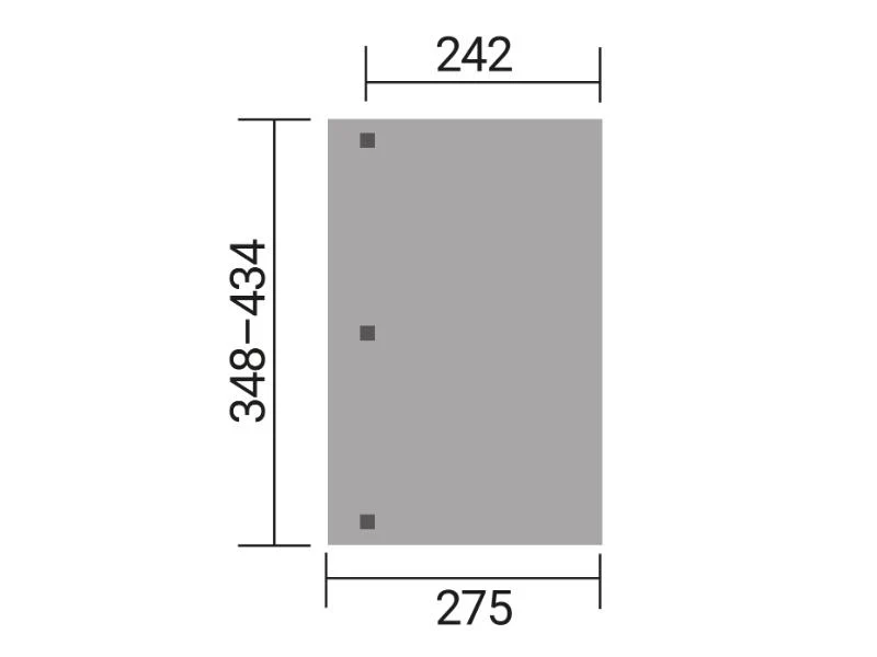 Weka Terrassenüberdachung 672 Größe 1 - Image 3