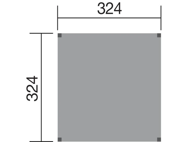 Weka Überdachung Gartenoase 235 Leimholz - Image 4