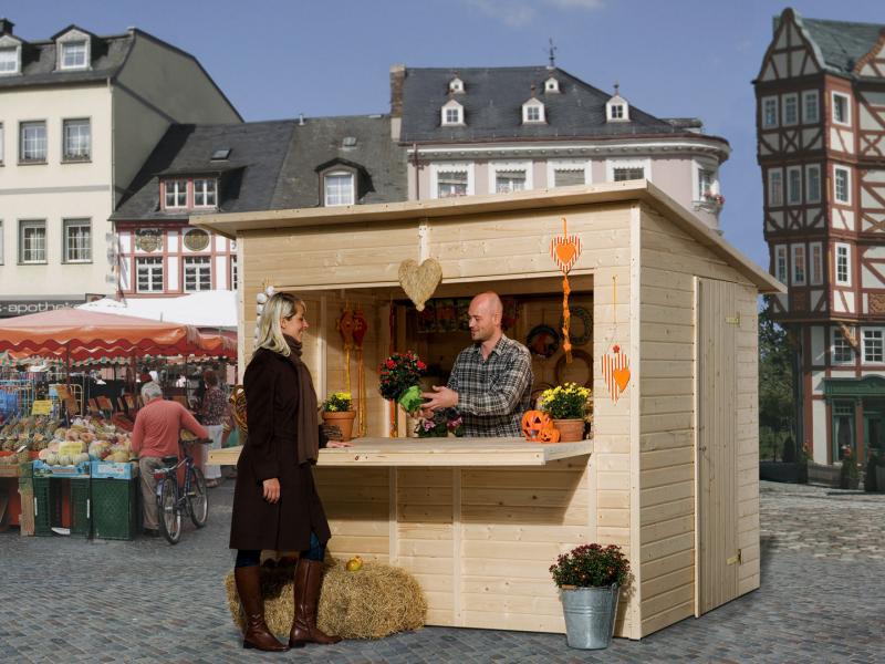 Weka Verkaufshaus / Marktstand 19 mm, ohne Fußboden - Image 2