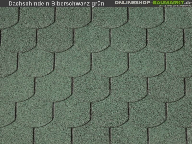 Wolff Dachschindeln Biberschwanz grün 23 Pakete