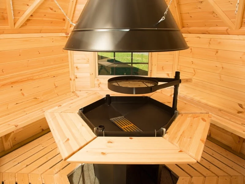 Wolff Finnhaus Aktions-Grillkota Basic 6.7 inkl. schwarzen Schindeln - Image 3