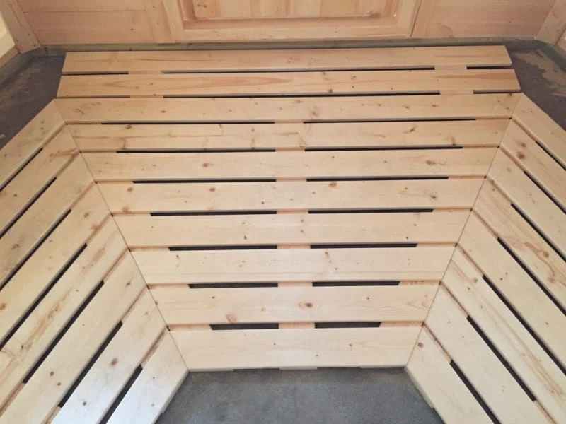 Wolff Finnhaus Aktions-Grillkota Basic 6.7 inkl. schwarzen Schindeln - Image 5