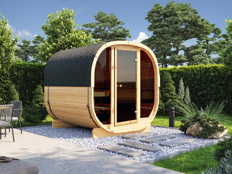 Wolff Finnhaus Cube Saunafass 230 Art 2 Bausatz Typ 1