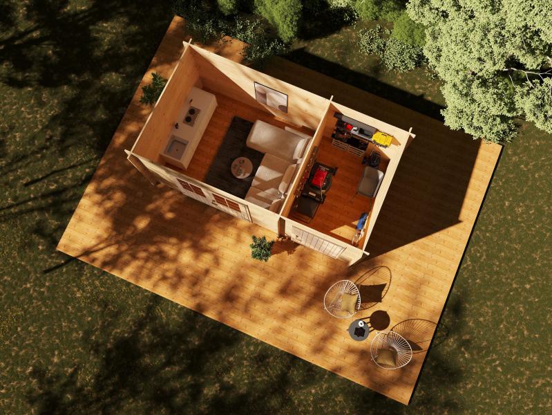 Wolff Finnhaus Gartenhaus Geeltje 4323, 40 mm - Image 2