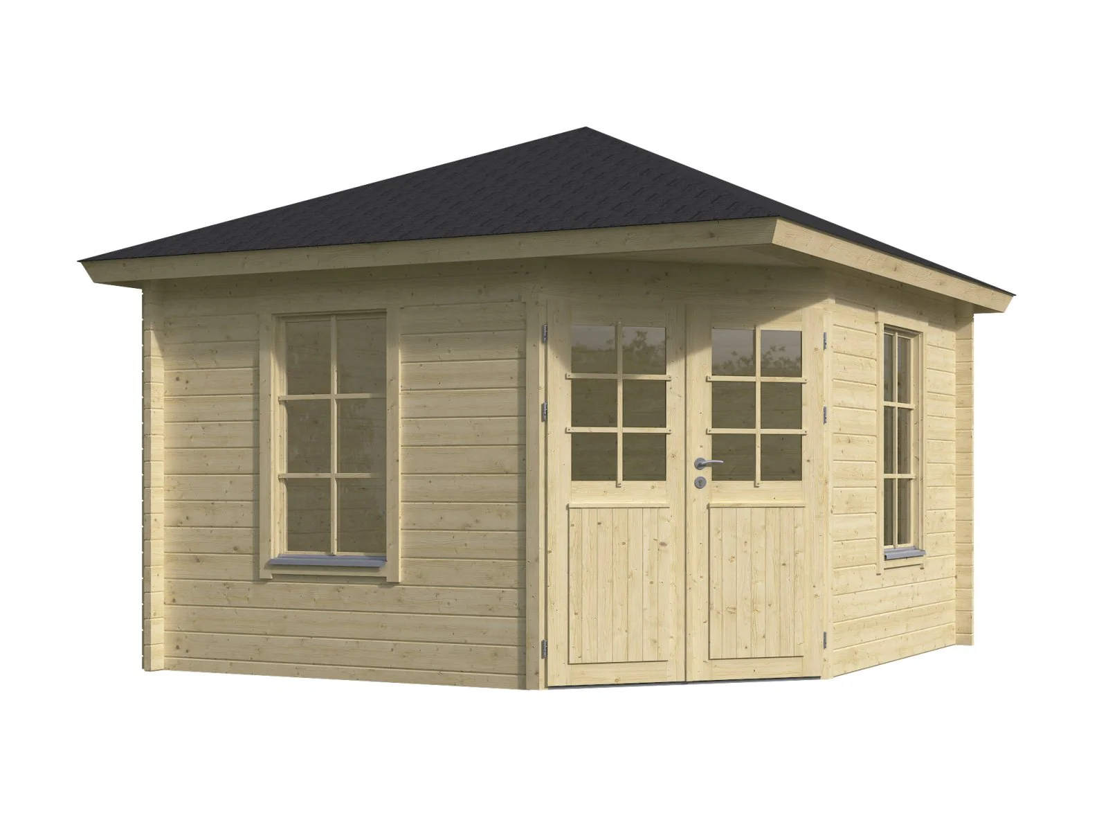 Wolff Finnhaus Gartenhaus Gena 3333, 44 mm - Image 3