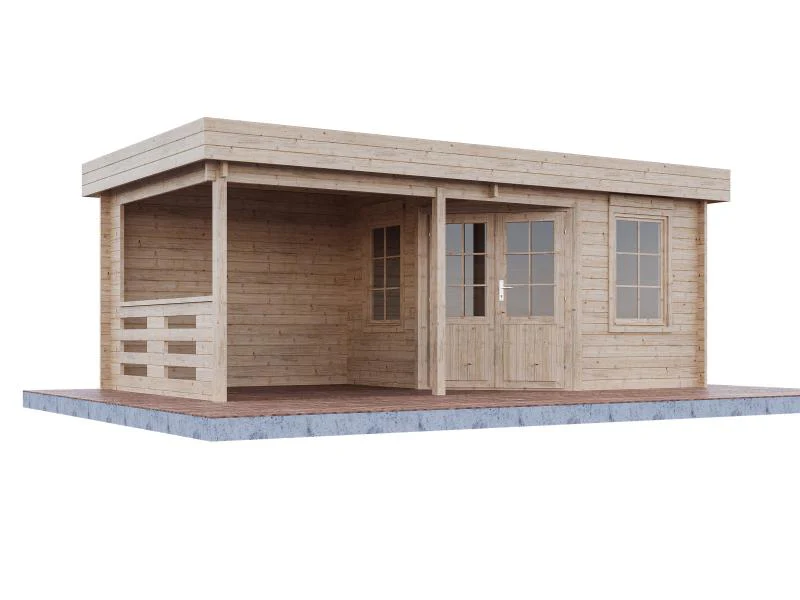 Wolff Finnhaus Gartenhaus Gleda 5628, 40 mm - Image 3