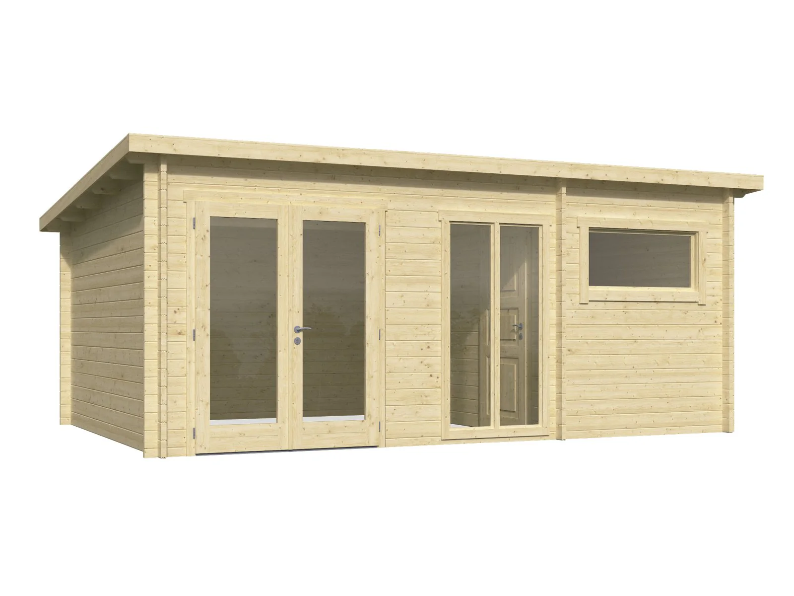 Wolff Finnhaus Gartenhaus Hidda 5536, 44 mm - Image 4