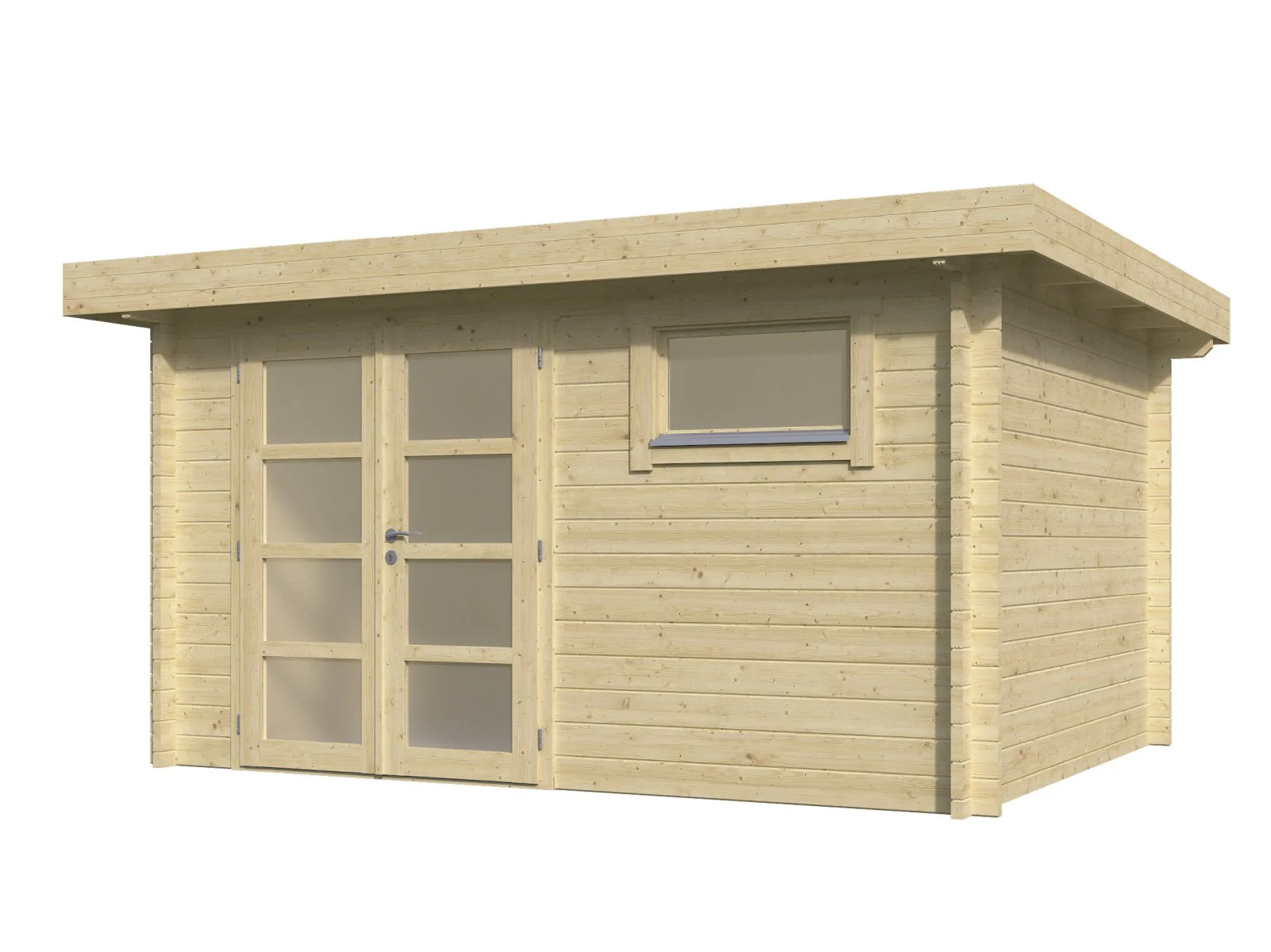 Wolff Finnhaus Gartenhaus Levke 3729, 44 mm, inkl. Fußboden - Image 4