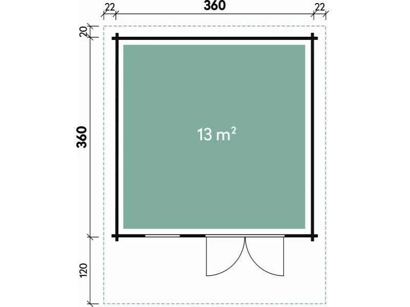 Wolff Finnhaus Gartenhaus Lisa 44-B - Image 3
