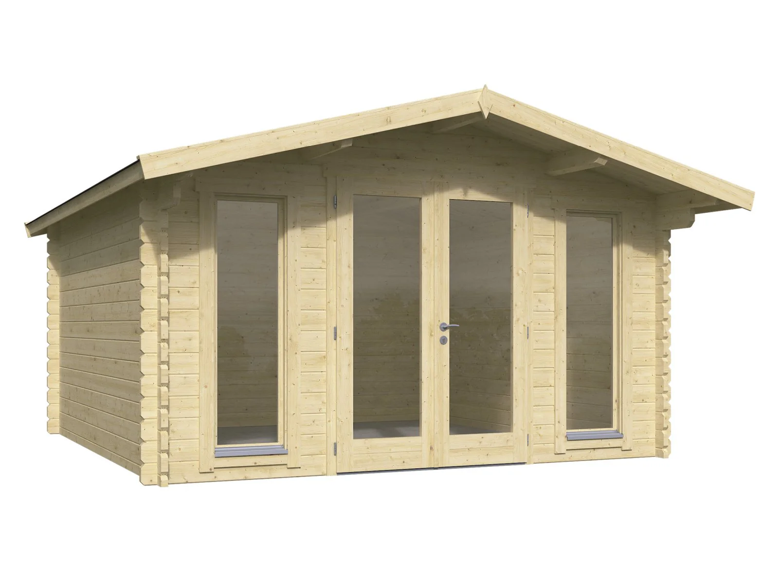 Wolff Finnhaus Gartenhaus Rona 3838, 44 mm, inkl. Fußboden - Image 3
