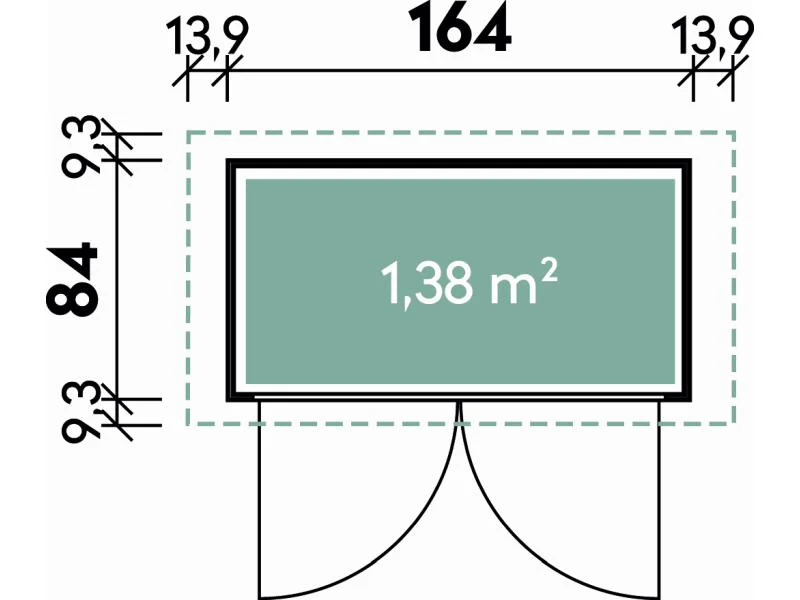 Wolff Finnhaus Geräteschrank 20 - B natur - Image 3