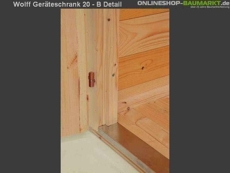 Wolff Finnhaus Geräteschrank 20 - B natur - Image 4