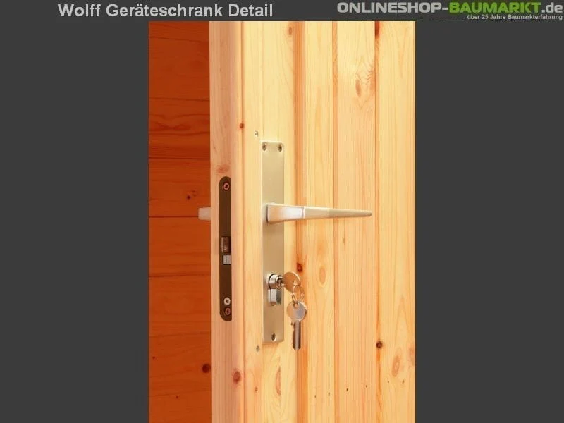 Wolff Finnhaus Geräteschrank 20 - D natur - Image 8