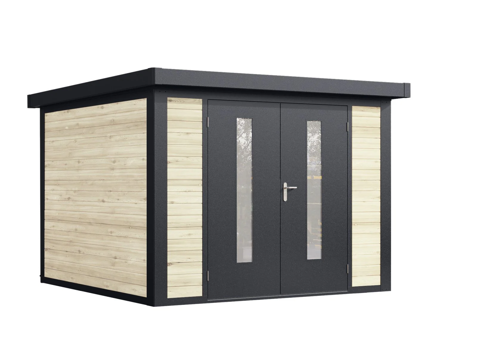 Wolff Finnhaus Hybrid-Gartenhaus Henrik 3030, 28 mm, Naturbelassen - Image 4