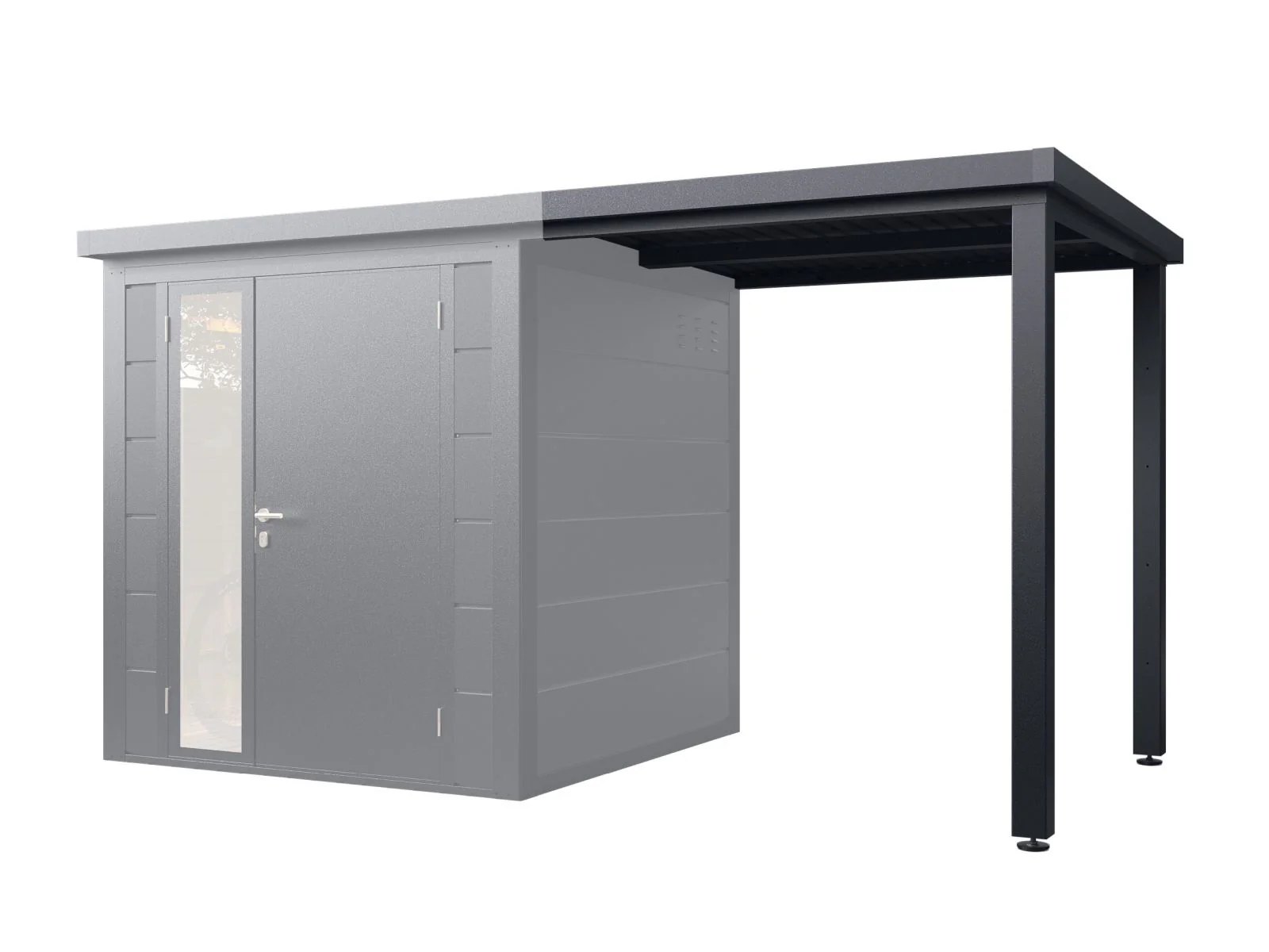 Wolff Finnhaus Metall-Terrasse 2020, Anthrazit - Image 2
