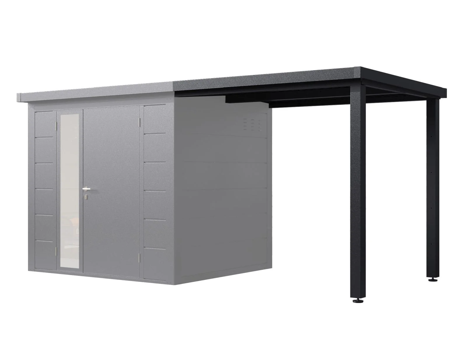 Wolff Finnhaus Metall-Terrasse 2320, Anthrazit - Image 2