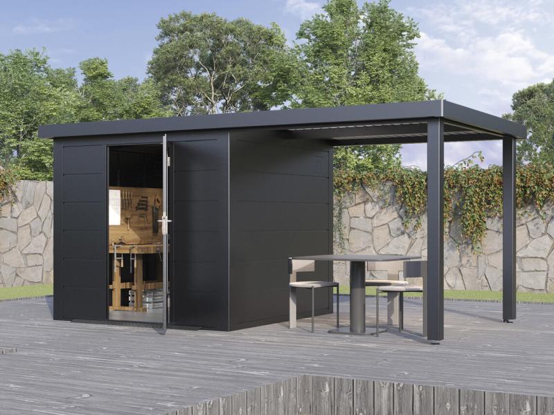 Wolff Finnhaus Metall-Terrasse 2424, Anthrazit - Image 2