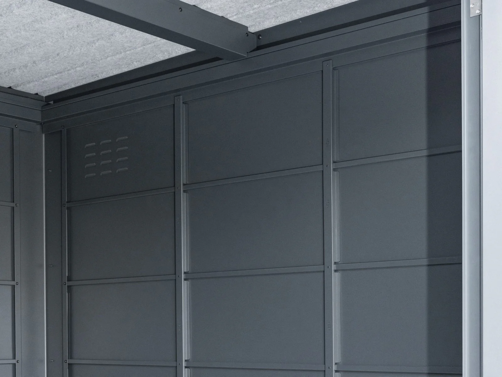 Wolff Finnhaus Metallgartenhaus Hakon 3024, Anthrazit - Image 10