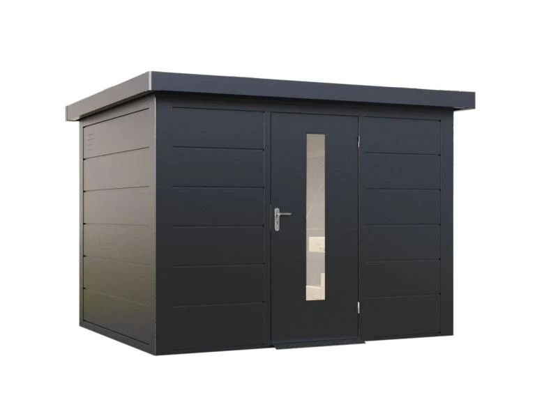 Wolff Finnhaus Metallgartenhaus Hakon 3024, Anthrazit - Image 3