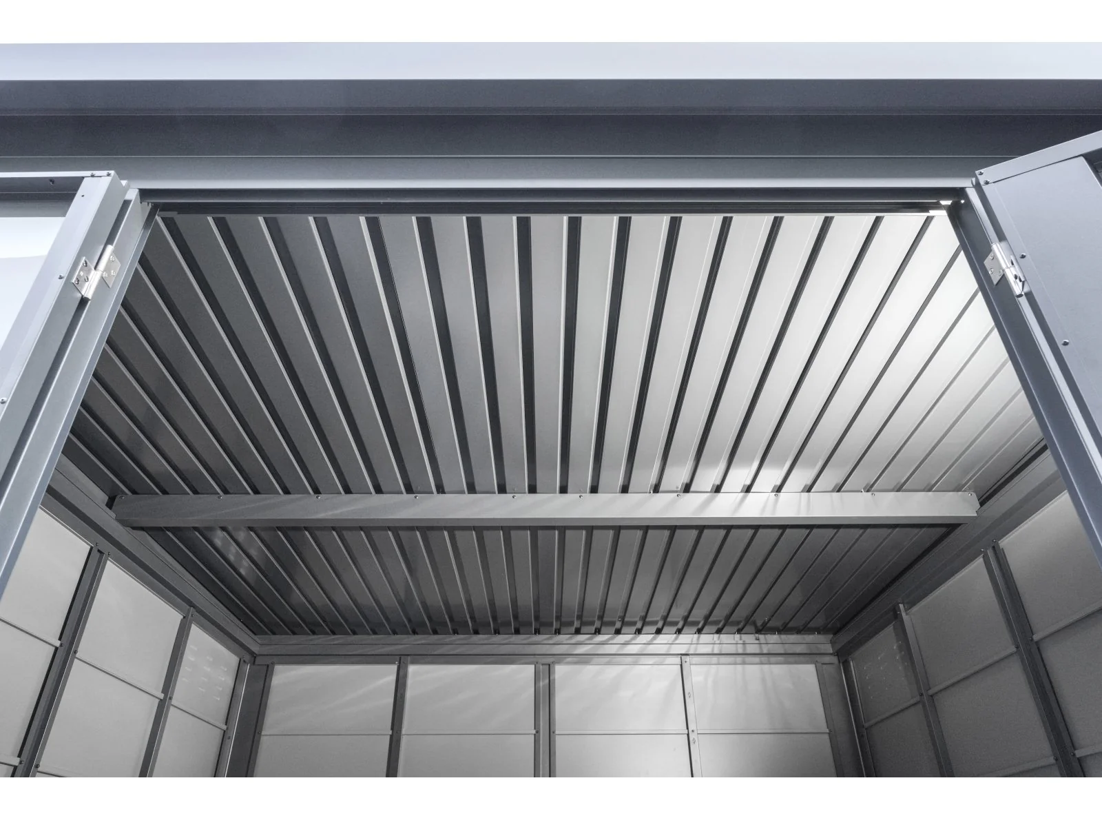 Wolff Finnhaus Metallgartenhaus Ulrik 2923, Anthrazit - Image 8