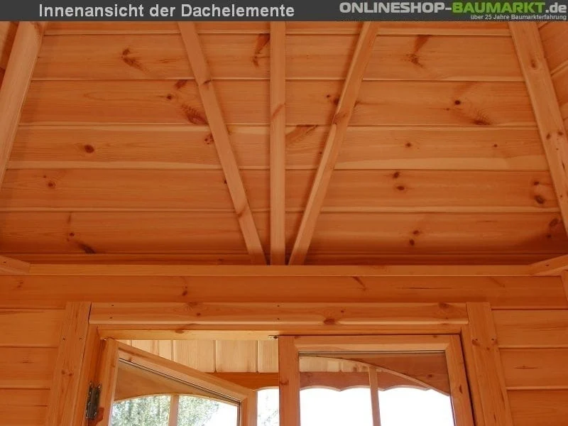 Wolff Finnhaus Pavillon Roma 4.0 natur 4 x 4 m - Image 9