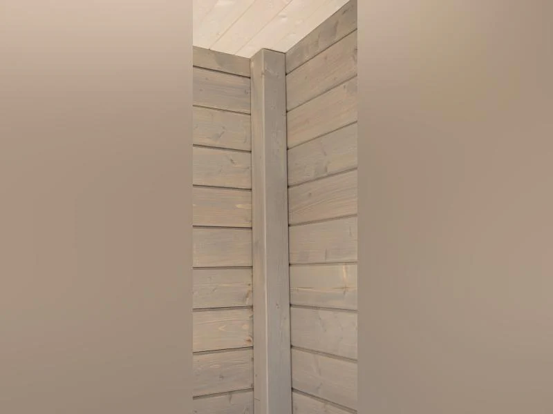 Wolff Finnhaus Pultdachhaus Studio 44-B Anthrazit mit Seitendach und 2 Schiebetüren - Image 6