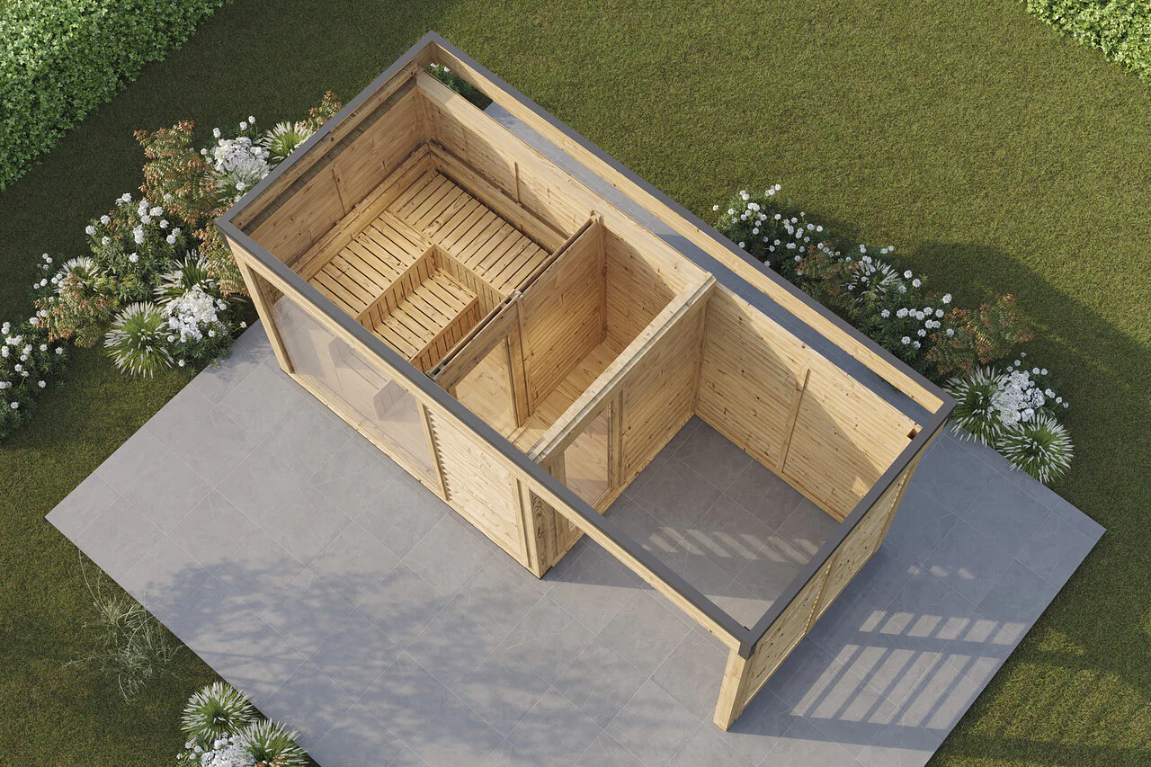 Wolff Finnhaus Sauna Sidonia 5323 75 - Image 4