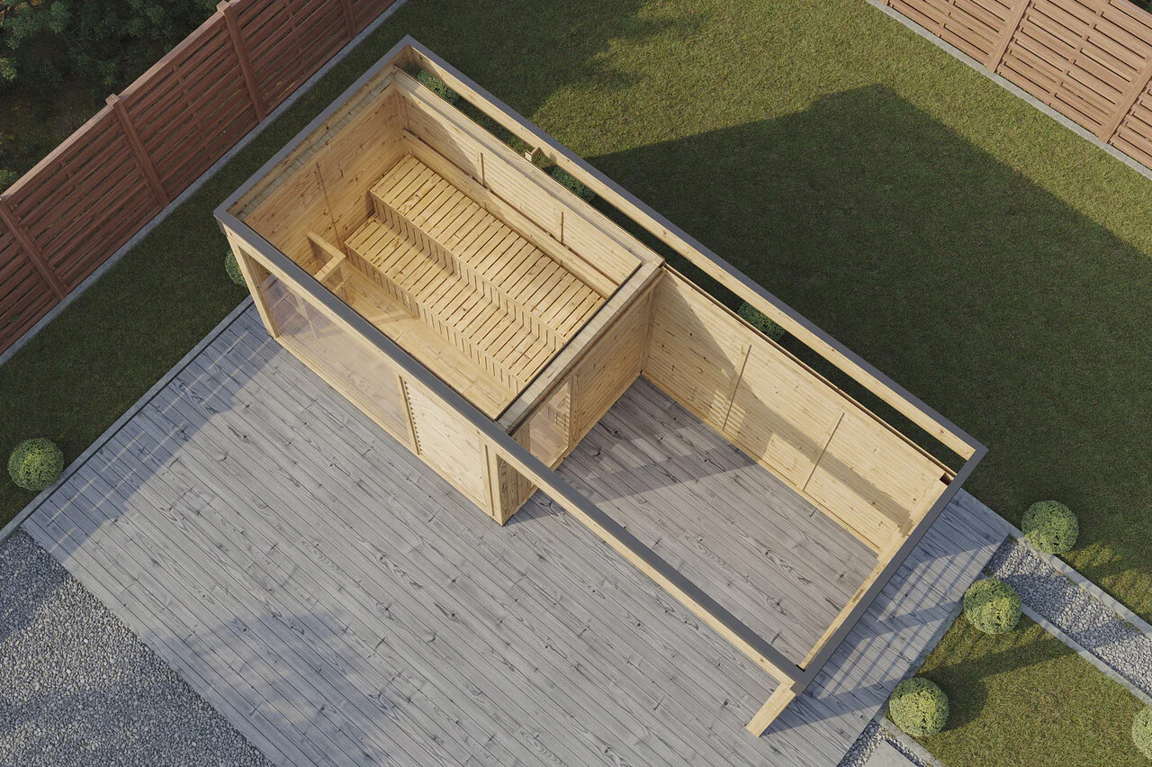Wolff Finnhaus Sauna Sintje 6323 75 - Image 4