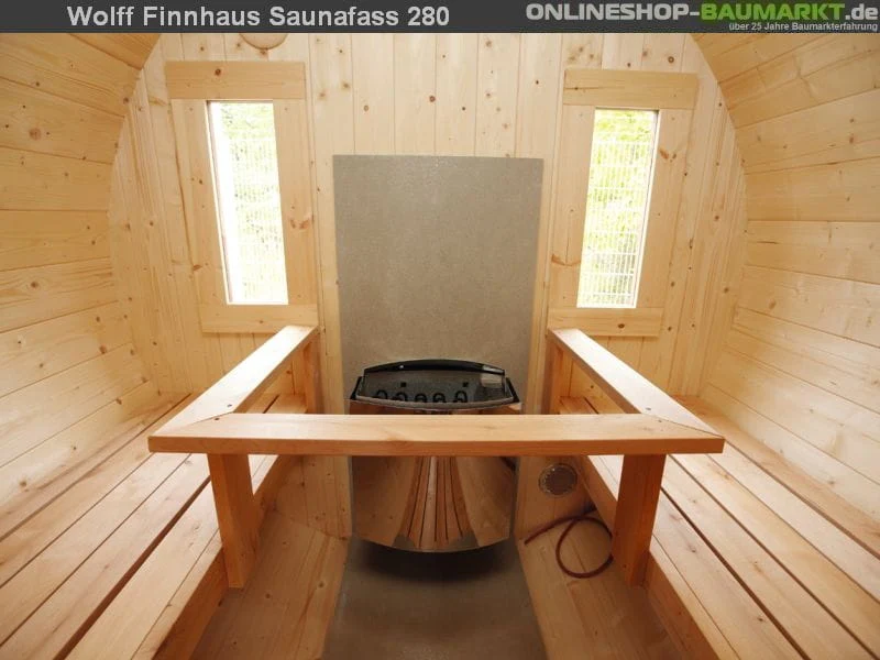 Wolff Finnhaus Saunafass 280 als Bausatz, inkl. Schindeln - Image 3