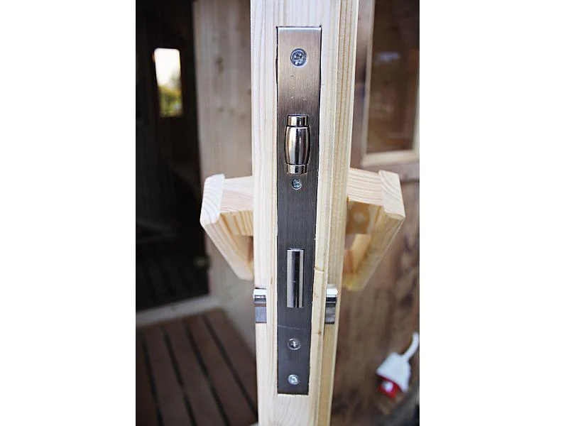 Wolff Finnhaus Saunafass 330 als Bausatz inkl. Dachschindel schwarz - Image 7