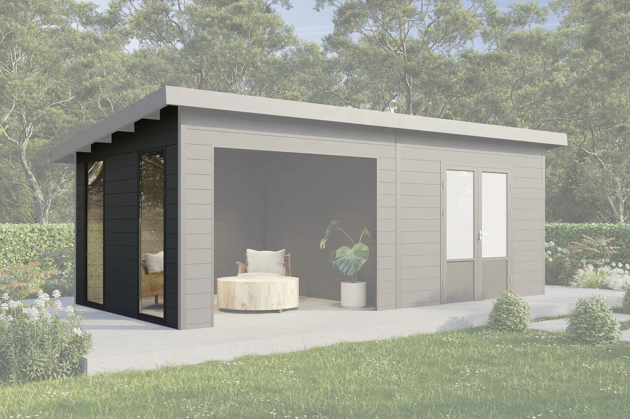 Wolff Finnhaus Wandpaket 5024/6024 Anthrazit