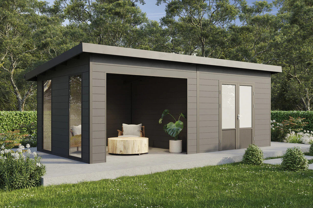 Wolff Finnhaus Wandpaket 6030 Anthrazit - Image 2