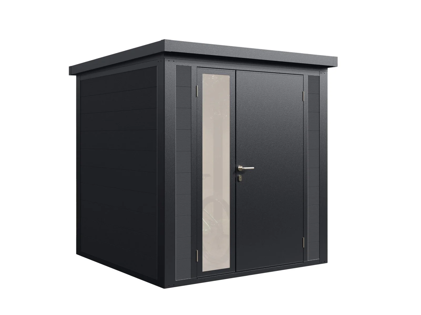 Wolff Finnhaus WPC-Haus Asger 2020, 19 mm, 2-farbig in Anthrazit/Hellgrau - Image 6