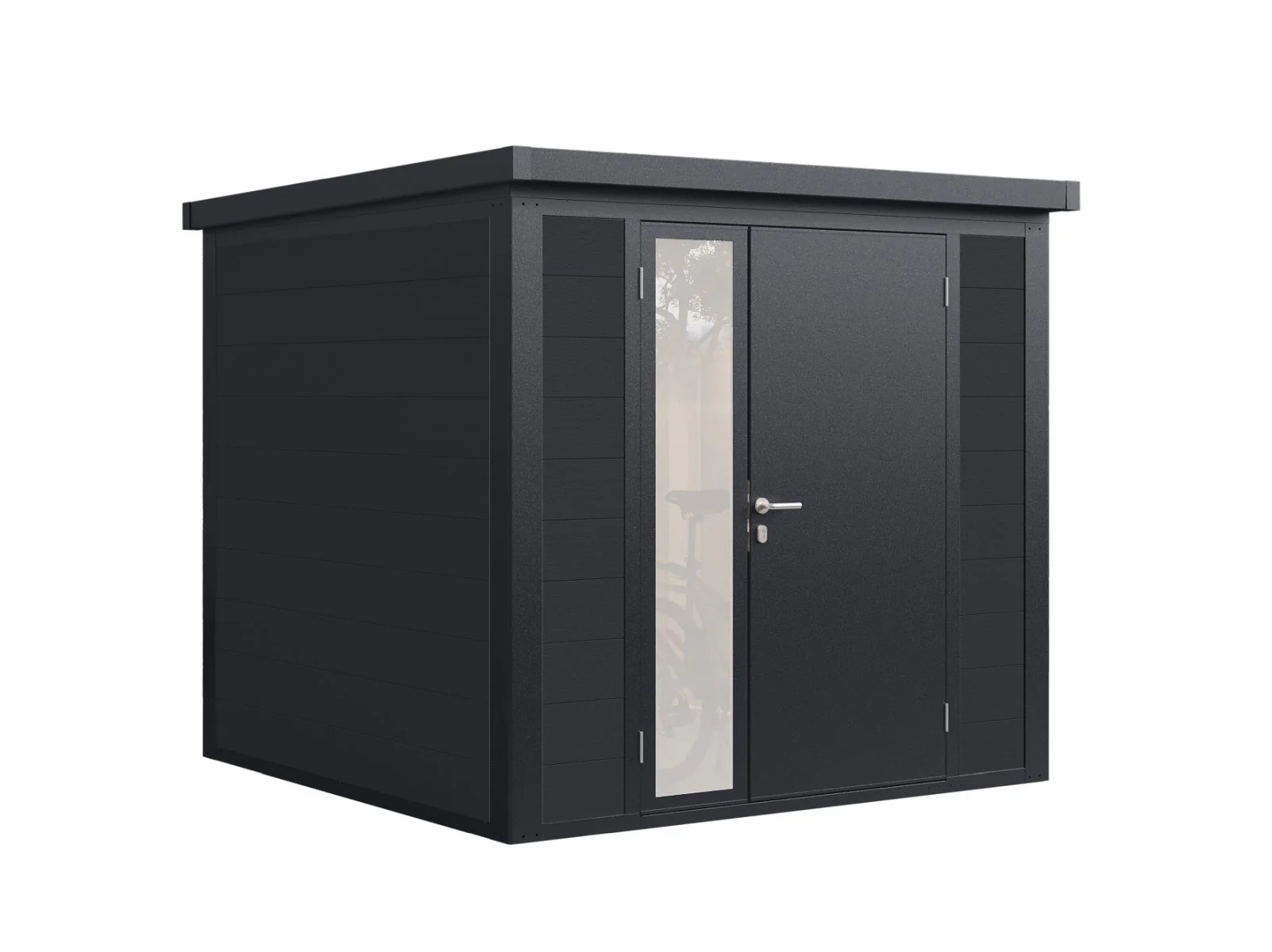 Wolff Finnhaus WPC-Haus Asger 2323, 19 mm, 2-farbig in Anthrazit/Hellgrau - Image 5