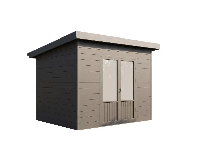 Wolff Finnhaus WPC-Haus Terra 3024 anthrazit/hellgrau - Image 4