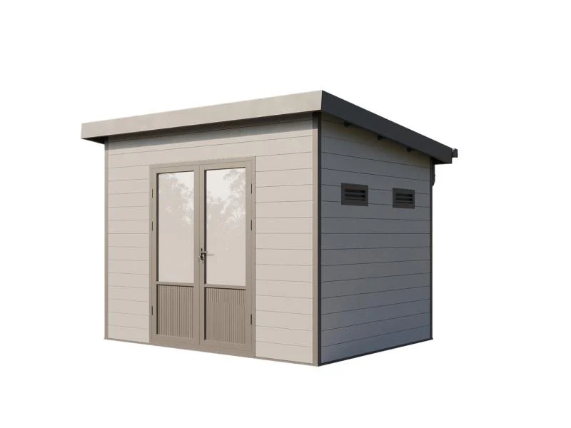 Wolff Finnhaus WPC-Haus Terra 3024 anthrazit/hellgrau - Image 5