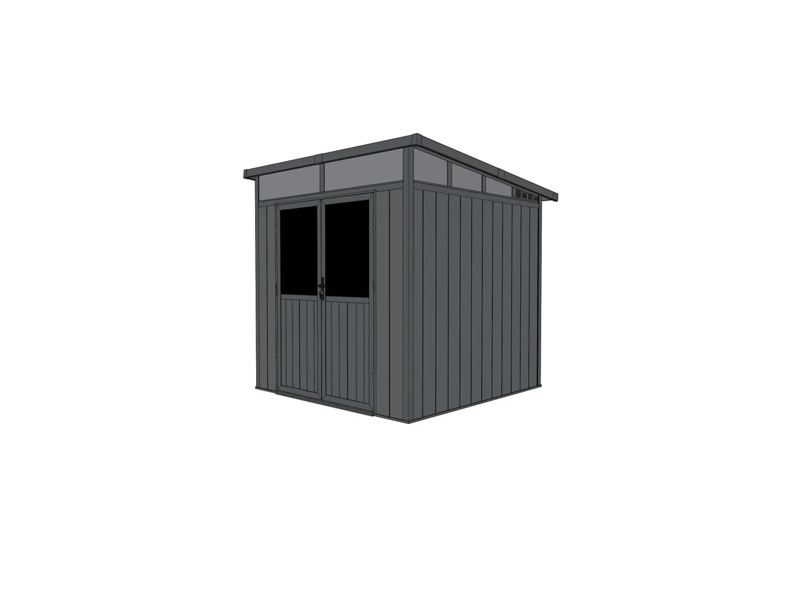 Linholm WPC Gartenhaus Skagen 2222 mit Oberlichtfenster - Image 7