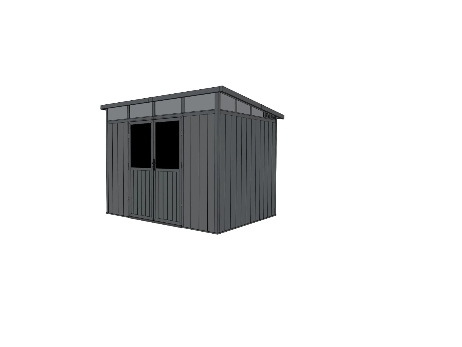 Linholm WPC Gartenhaus Skagen 2822 mit Oberlichtfenster - Image 6