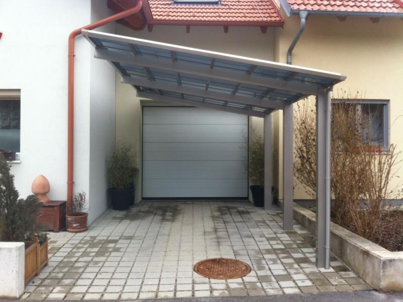 Ximax Aluminium Carport Linea Typ 110 Sonderbreite XS Edelstahl-Look - Image 3